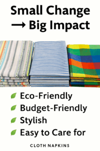 Favorite Cloth Napkins that are eco-friendly, stylish and super easy to care for
