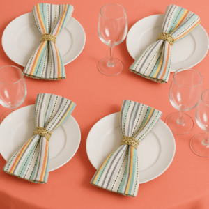 Eco-Friendly Cloth Napkins are easy to care for, stylish and budget-friendly.